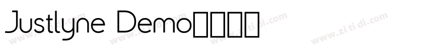 Justlyne Demo字体转换